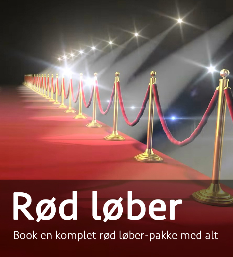 Rød løber pakker